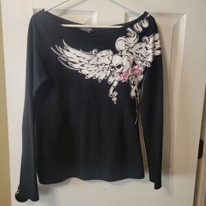 Metal Mulisha Off The Shoulder Sweat Shirt